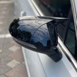 Sts Oto Aksesuar Passat B8 Batman Yarasa Ayna Kapagi Piano Black Abs Plastik