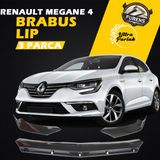 STS Oto Aksesuar Renault Megane 4 Uyumlu Brabus Ön Lip 3 Parça Kanatlı Lip