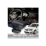 STS Oto Aksesuar Seat İbiza 2010 - 2012 Uyumlu Premium Deri Kol Dayama Kolçak Lüx Tip