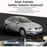 STS Oto Aksesuar Seat Toledo Parlak Siyah Yalancı Çakma Sahte Sunroof