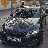 Sts Oto Aksesuar Skoda Octavia 2013-2020 Batman Yarasa Ayna Kapagi Piano Black Abs Plastik