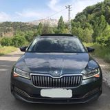 Sts Oto Aksesuar Skoda Superb Mk3 2015-2021 Batman Yarasa Ayna Kapagi Piano Black Abs Plastik