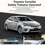 STS Oto Aksesuar Toyota Corolla Parlak Siyah Yalancı Çakma Sahte Sunroof