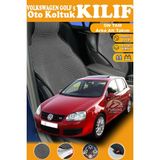STS Oto Aksesuar Volkswagen Golf 5 Uyumlu Siyah Prestij Serisi Dokuma Kumaş Oto Koltuk Kılıfı Ön Tam Arka Alt
