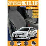 STS Oto Aksesuar Volkswagen Passat B7 Uyumlu Siyah Prestij Serisi Dokuma Kumaş Oto Koltuk Kılıfı Ön Tam Arka Alt