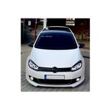 STS Oto Aksesuar Vw Golf 6 2008-2012 Batman Yarasa Ayna Kapağı Piano Black Abs Plastik Uyumlu