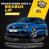 STS Oto Aksesuar Vw Golf 6 2008-2012 Uyumlu Brabus Ön Lip 3 Parça Kanatlı Lip