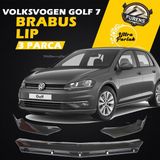 STS Oto Aksesuar Vw Golf 7 7.5 Uyumlu Brabus Ön Lip 3 Parça Kanatlı Lip