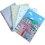 Studi 1 ADET 120 Yaprak A4 3+1 Defter (3 Kareli 1 Çizgili)
