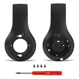 Studio 3 Yedek Parçalar OEM Studio3 Dış Kabuk ile Aynı Dayanıklı Dış Kulaklık Paneli Aksesuarları Tamir Kiti Beats by Dr. Dre Studio 3 (A1914) Kulaklıklar (Defiant Siyah-Kırmızı)