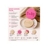StudioAslanDesign Baby Şeker Hamuru Kalıbı | PLA Fondant Baskı Damgası | Baby Shower Pasta ve Kurabiye Süsleme Kalıbı