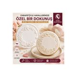 StudioAslanDesign Çiçekli Çerçeve Şeker Hamuru Kalıbı | Gül ve Kalp Desenli Kurabiye Damgası Söz Nişan Düğün Doğum Günü Kalıbı