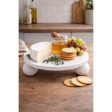 StudioAslanDesign Dekoratif Sunum Tepsisi – Minimal Ayaklı Premium Masa Üstü Stand