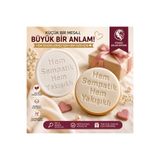 StudioAslanDesign Hem Sempatik Hem Yakışıklı Şeker Hamuru Kalıbı | Eğlenceli Yazılı Kurabiye Damgası Sevgiliye Erkeğe Hediye Kurabiye Kalıbı