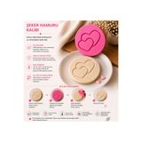 StudioAslanDesign Kalp Desenli Şeker Hamuru Kalıbı | PLA Fondant Baskı Damgası | Pasta ve Kurabiye Süsleme Kalıbı