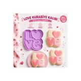 StudioAslanDesign Love Şeker Hamuru Kurabiye Kalıbı | Sevgililer Günü Love Yazılı Kalp Tasarımlı Fondan & Kurabiye Kalıbı | Pasta Süsleme Kalıbı