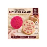 StudioAslanDesign O Bizim Süslü Çiçeğimiz Şeker Hamuru Kalıbı | Çiçekli Kurabiye Damgası Sevgiliye Arkadaşa Doğum Günü Hediye Kalıbı