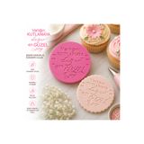 StudioAslanDesign Varlığın Kutlamaya Değer En Güzel Şey Şeker Hamuru & Kurabiye Kalıbı – Fondant Baskı Mührü