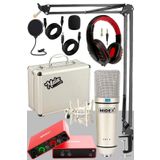 Stüdyo Kayıt Seti - GLX-700 Ses Kartı + CX1-C Mikrofon + Kulaklık