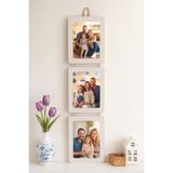 Studyo Plus Ahşap 3’lü Ipli 15X21 cm Fotoğraf Çerçevesi Vizon Renk