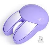 Studz M6DM Playrab Tavşan Bluetooth + 2.4g Ghz Dual Mode Mouse - Mor