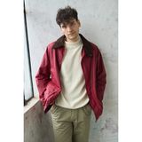 Stuf&co Barn Wax Jacket Perfect Red / Barn Yağlı Ceket Koyu Kırmızı/ Barn Waxed Cotton Jacket