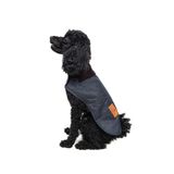 Stuf&Co Köpek Montu, Su ve Rüzgar Geçirmez, İthal Waxed Cotton Kumaştan Üretilmiş (Lacivert, Small)