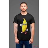 Stumble Guys Banana Muz Karakter Oyun Game Unisex Tişört T-Shirt - Siyah