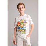 Stumble Guys Oversıze Bisiklet Yaka Kısa Kollu Tişört Erkek Çocuk
