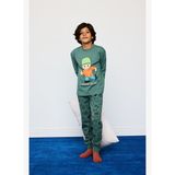 Stumble Guys Pijama Takımı Uzun Kollu Üst Uzun Alt Erkek Çocuk F5176A825AU