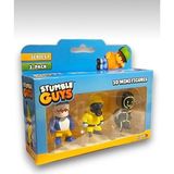 Stumble Guys Seri 1 - 3D Mini 3 Lü Figür Seti - 3 Adet Hatshepsut Anubis Krom Goldheart - 5 cm - Standart
