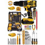 Sturdy 100 Parça Set Matkap 256 Vf 1,2ah Darbeli Lion-çift Akülü Metal Şanzuman Turbo Şarjlı Matkap Akülü Vidalama