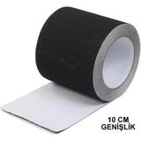 Sturdy 10CM, ( 100MM )Siyah Merdiven ve Zemin Kaydırmaz Kaymaz Bant 25 Metre