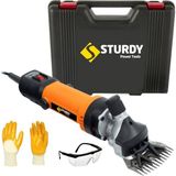 Sturdy 1500 W Devir Ayarlı Tam Prof Bakır Sargı Koyun Keçi Kırkım Makinası - Siyah