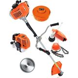 Sturdy 20-Hpt Yan Tipi Benzinli Motorlu Ot Çalı Tırpanı Çim Biçme Makinesi Tırpan + Canavar Başlık