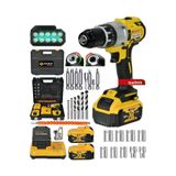 Sturdy 256vf 10ah 10 Pilli Çift Batarya Brushless Motor 13mm Çelik Mandren Akülü Vidalama Darbeli Şarjlı