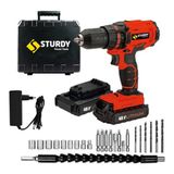Sturdy 48V 5AH Şanzımanlı Exclusive Darbeli Lion Matkap + 23 Parça Seti