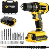 Sturdy 58V10Ah Metal Sanzumanlı New Serıes 27 Parça Setli Lıon Şarjlı Matkap