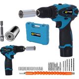 Sturdy Akülü Vidalama 36 V 5 24 PARÇA SETLİ 7-19 LOKMA UÇLU ARMUT MODEL ŞARJLI Matkap