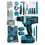 Sturdy Alman Pro Schnell Technology 58 V 10 Ah Lion Çift Akülü Metal Şanzuman Akülü Vidalama Matkap