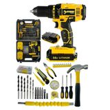 Sturdy Alman Tech Full Set 92VF 8 Ah Lion Çift Akülü 99 Parça Turbo Şarjlı Vidalama Matkap