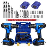 Sturdy Bluster Seri 56 V 6 Ah Metal Şanzumanlı Li-Ion Çift Akülü Matkap