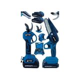 Sturdy Combo 256 VF 10 AH 2'li Set Şarjlı Budama Makası - Şarjlı Dal Kesme Testere Leo-2'li-Set - Mavi
