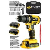 Sturdy Japon KVBY 58 V 8 Ah Darbeli Samsung Akülü Vidalama Matkap+Yardımcı Komple Set