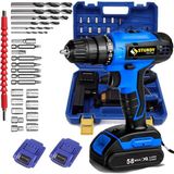 Sturdy Japon Professıonel Tools 58V 8AH Mv-R Metal Şanzıman Şarjlı Çift Akülü Vidalama 27PRÇ Uç Setli