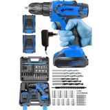 Sturdy Japon Technology -1 Metal Şanzıman Şarjlı Çift Akülü Vidalama 27PRÇ Uç Setli