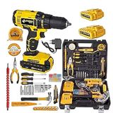 Sturdy Japon Technology 56 V 8 Ah P-X-J Seri Metal Şanzuman Şarjlı 99 Parça Çift Akülü Matkap