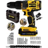 Sturdy Japon Technology 58V8AH W-Q-Z Seri Metal Şanzuman Şarjlı Çift Akülü 27 Parça Uç Setli Matkap