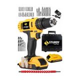 Sturdy Japon Technology 92 FV 8 Ah Y-Q-K Seri Metal Şanzuman 27 Parça Şarjlı Çift Akülü Matkap