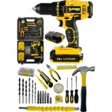 Sturdy Japon Technology 92 VF 10 Ah Rock Seri Darbeli Metal Şanzuman 39 Parça Şarjlı Çift Akülü Matkap